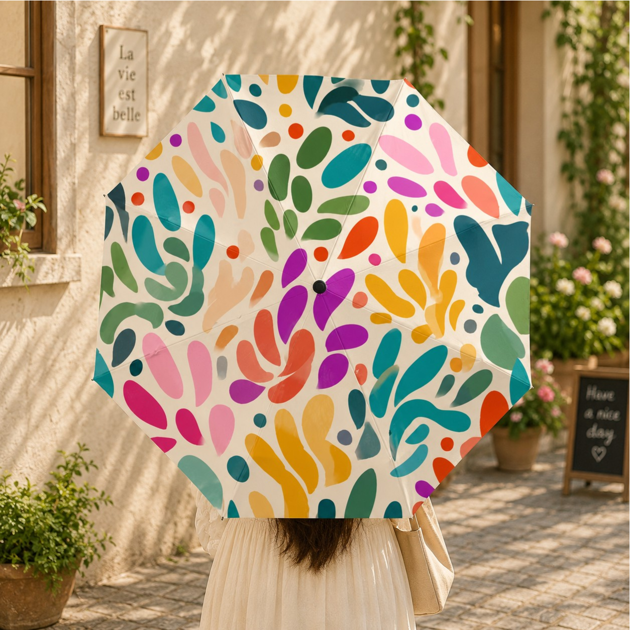 Colorful Abstract Pattern Umbrella