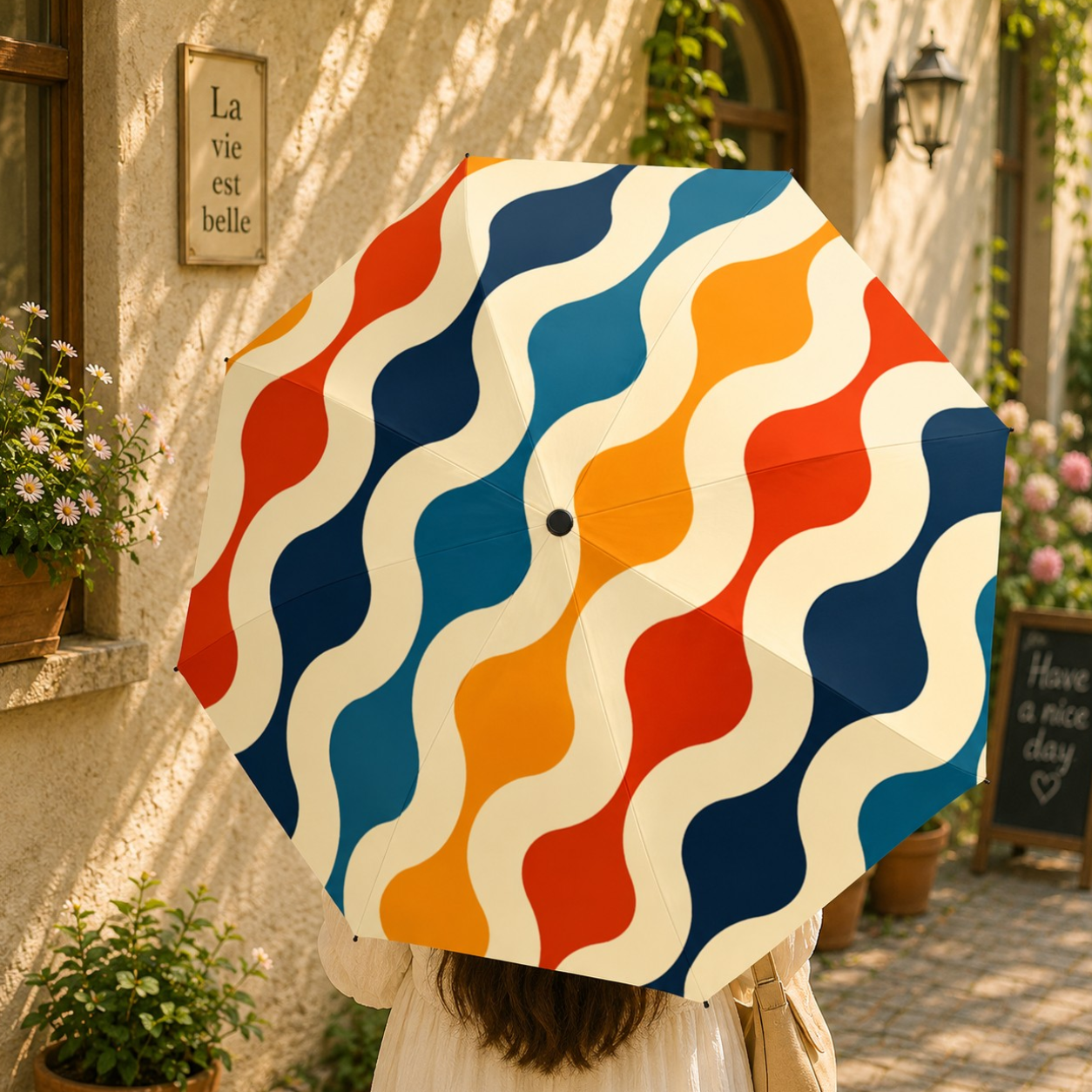 Wavy Colors Umbrella