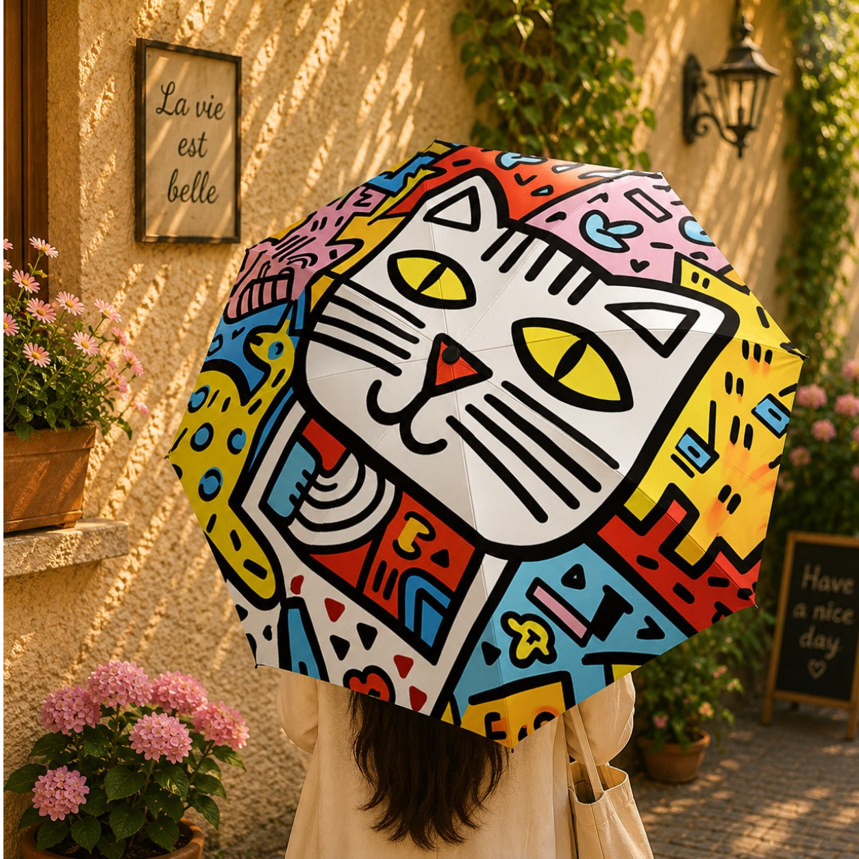 Pop Cat Parade Umbrella