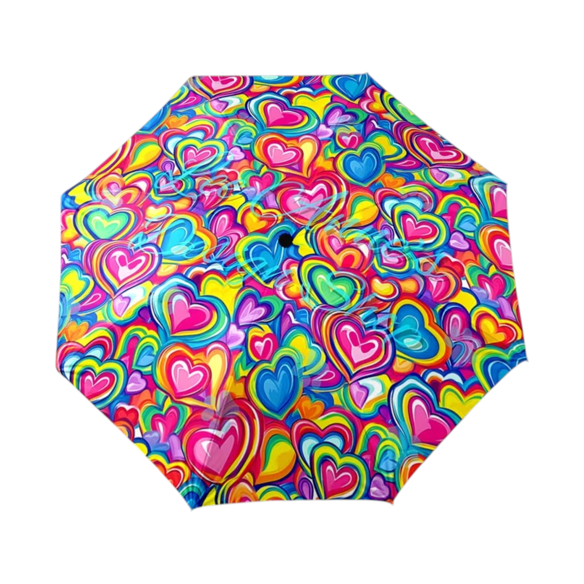 Rainbow Hearts Dream Umbrella
