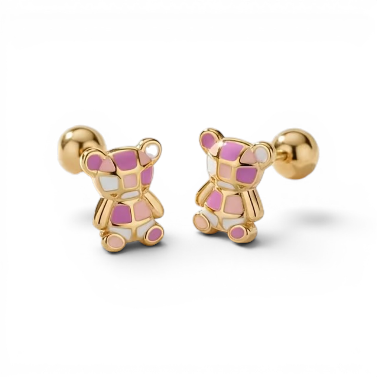 Colorful Bear Earrings