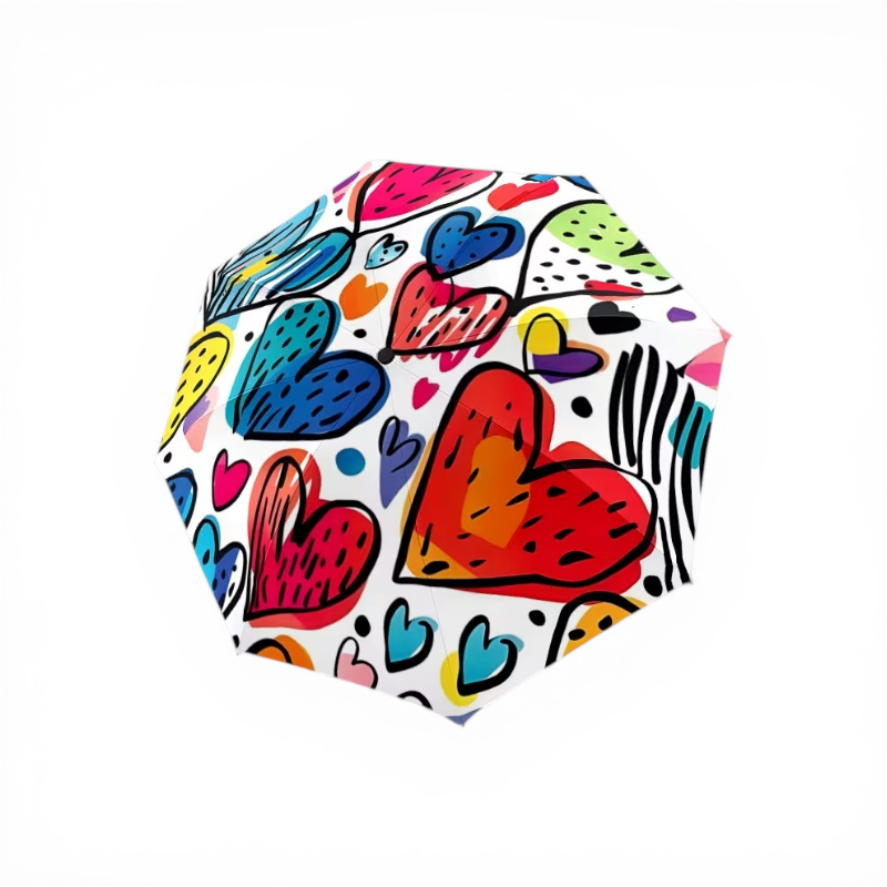 Aesthetic Heart Umbrella