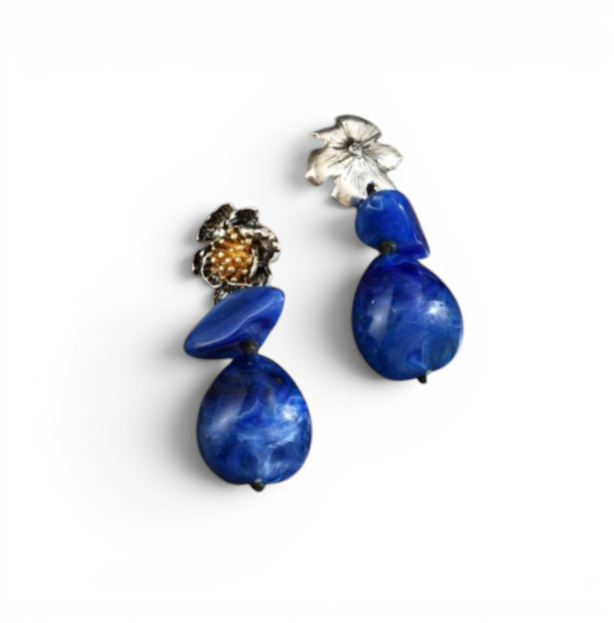 Retro Boho Flower Earrings