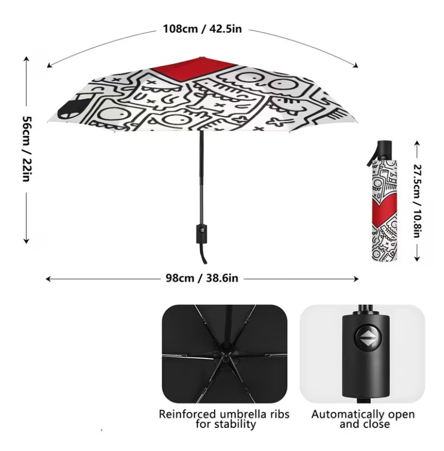 Doodle Art Umbrella