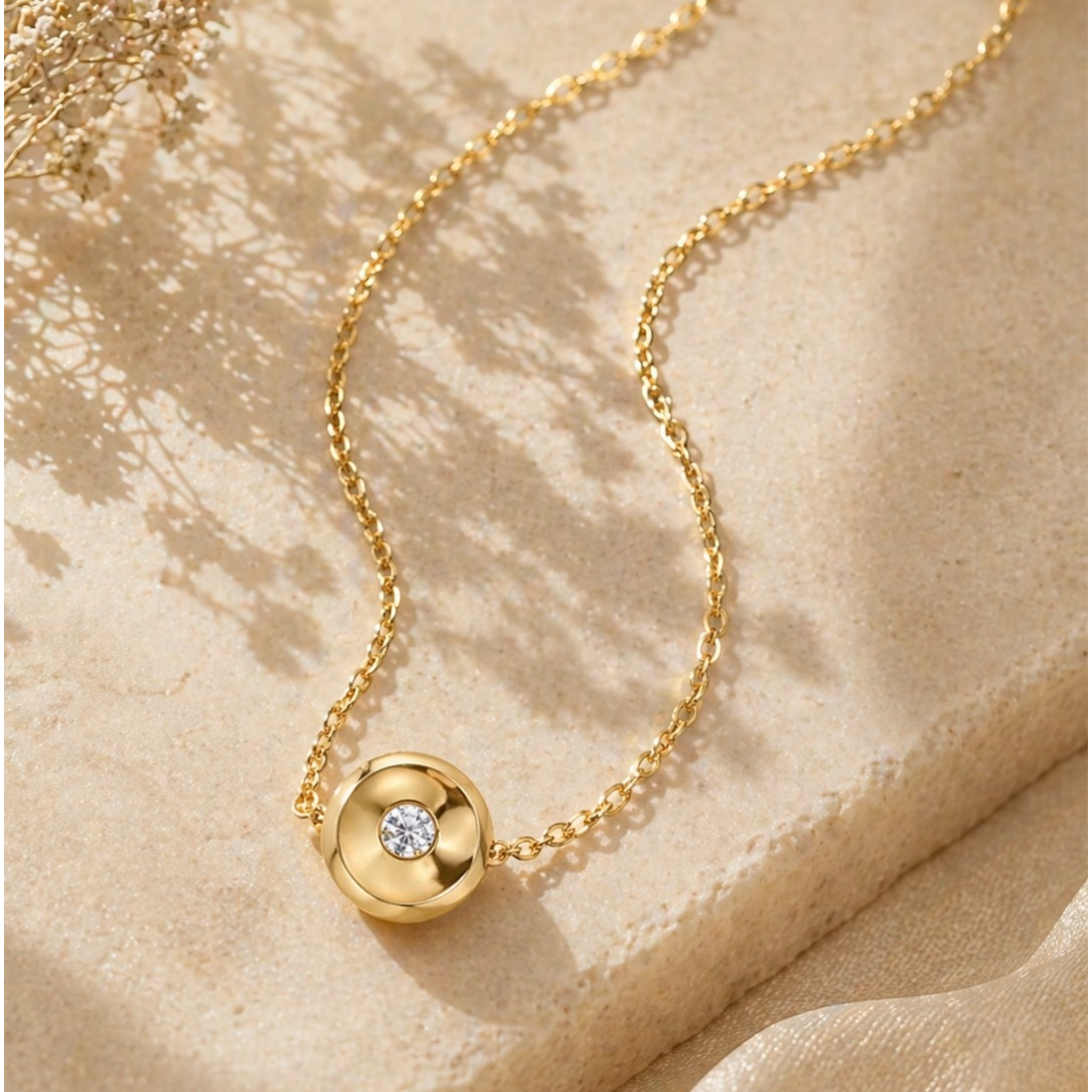 Moissanite Pendant Necklace