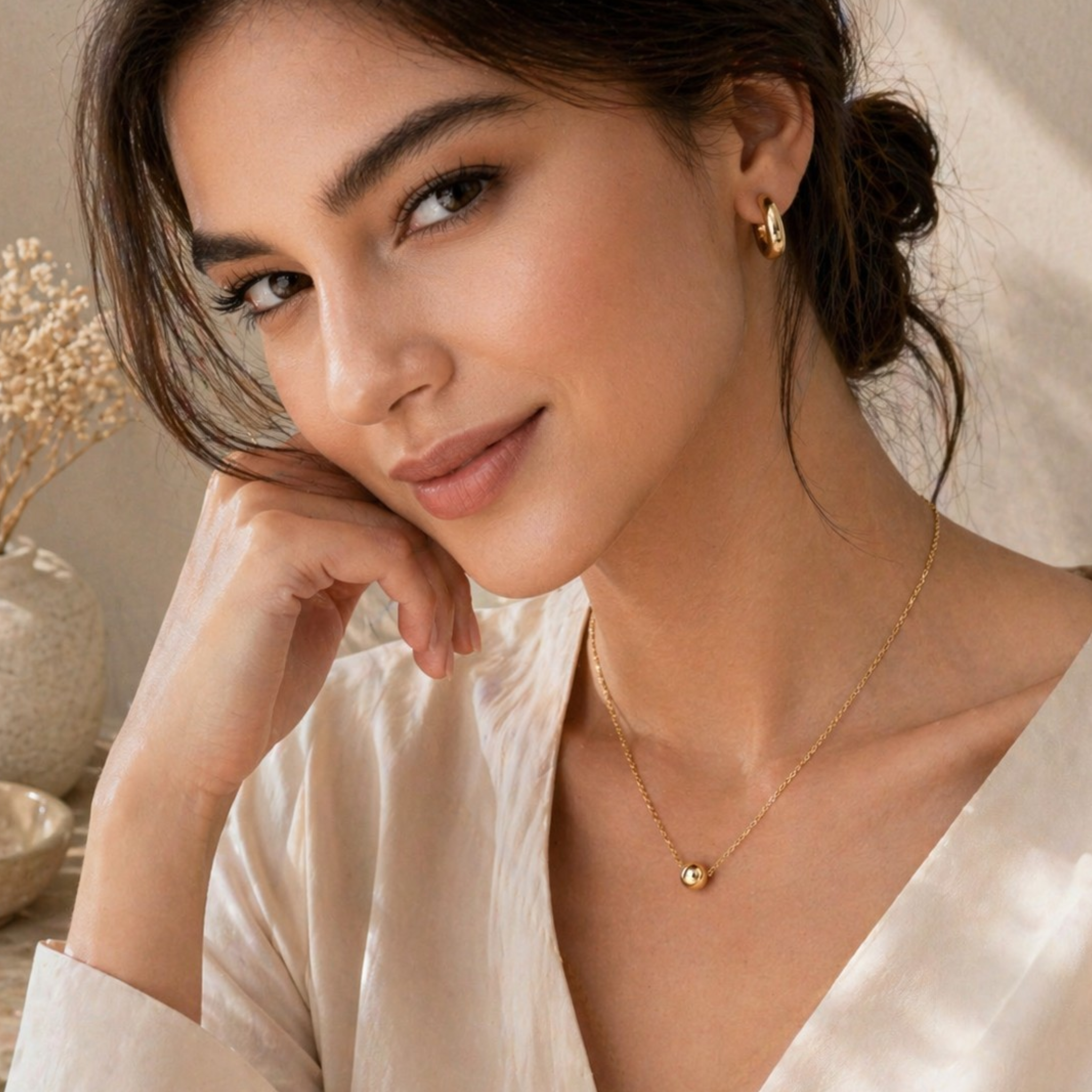 Moissanite Pendant Necklace