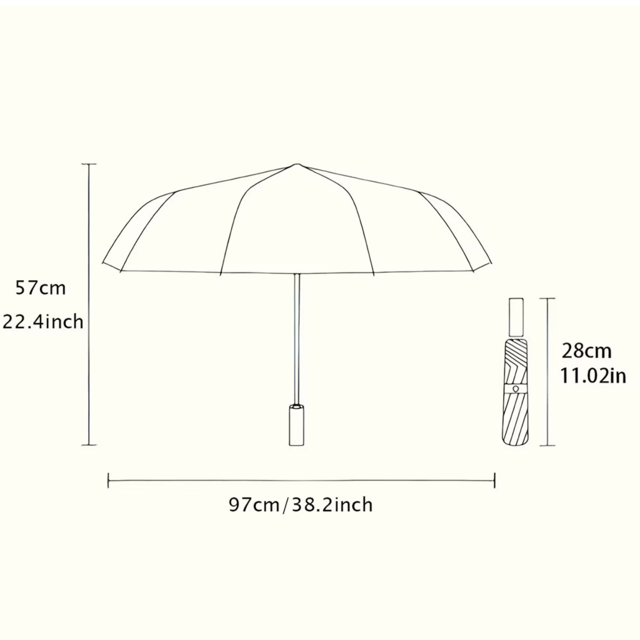 Ocean Waves Umbrella