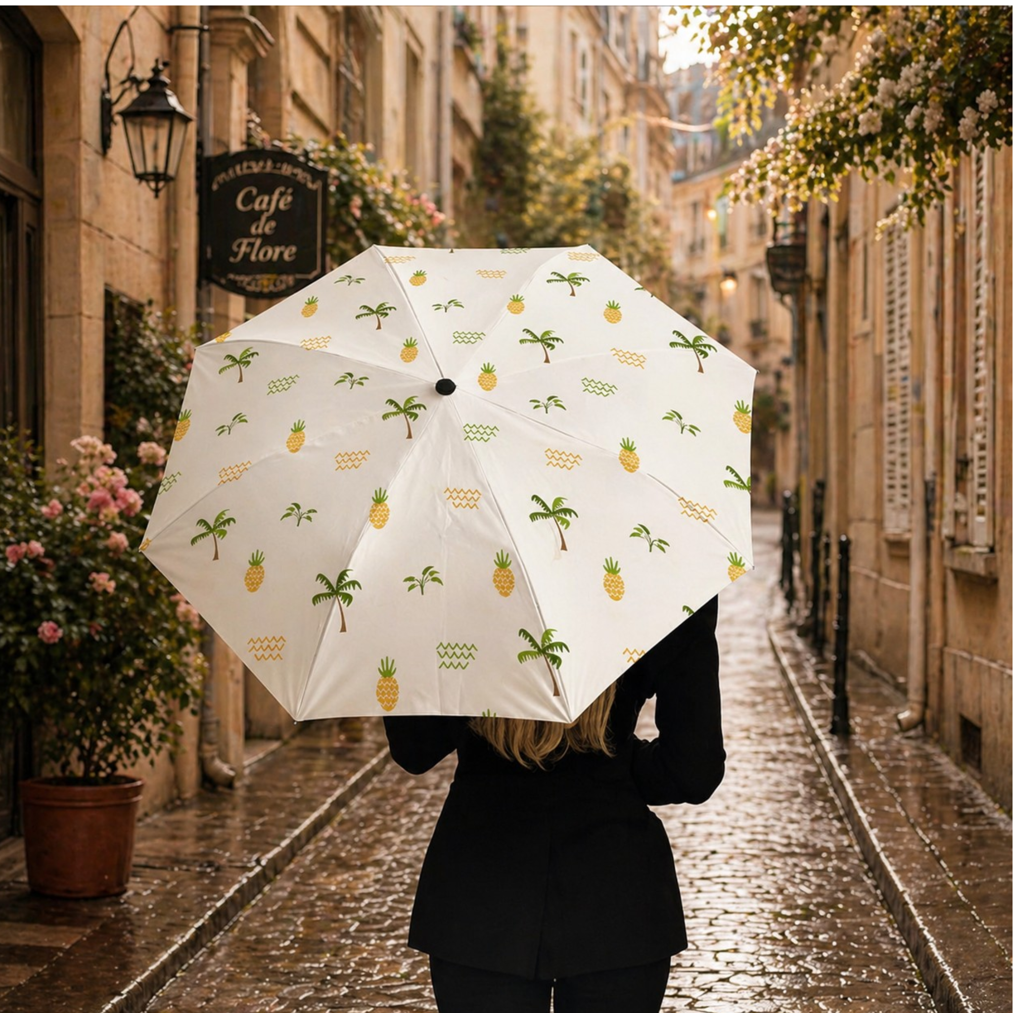 Pineapple Palm Tree Umbrella