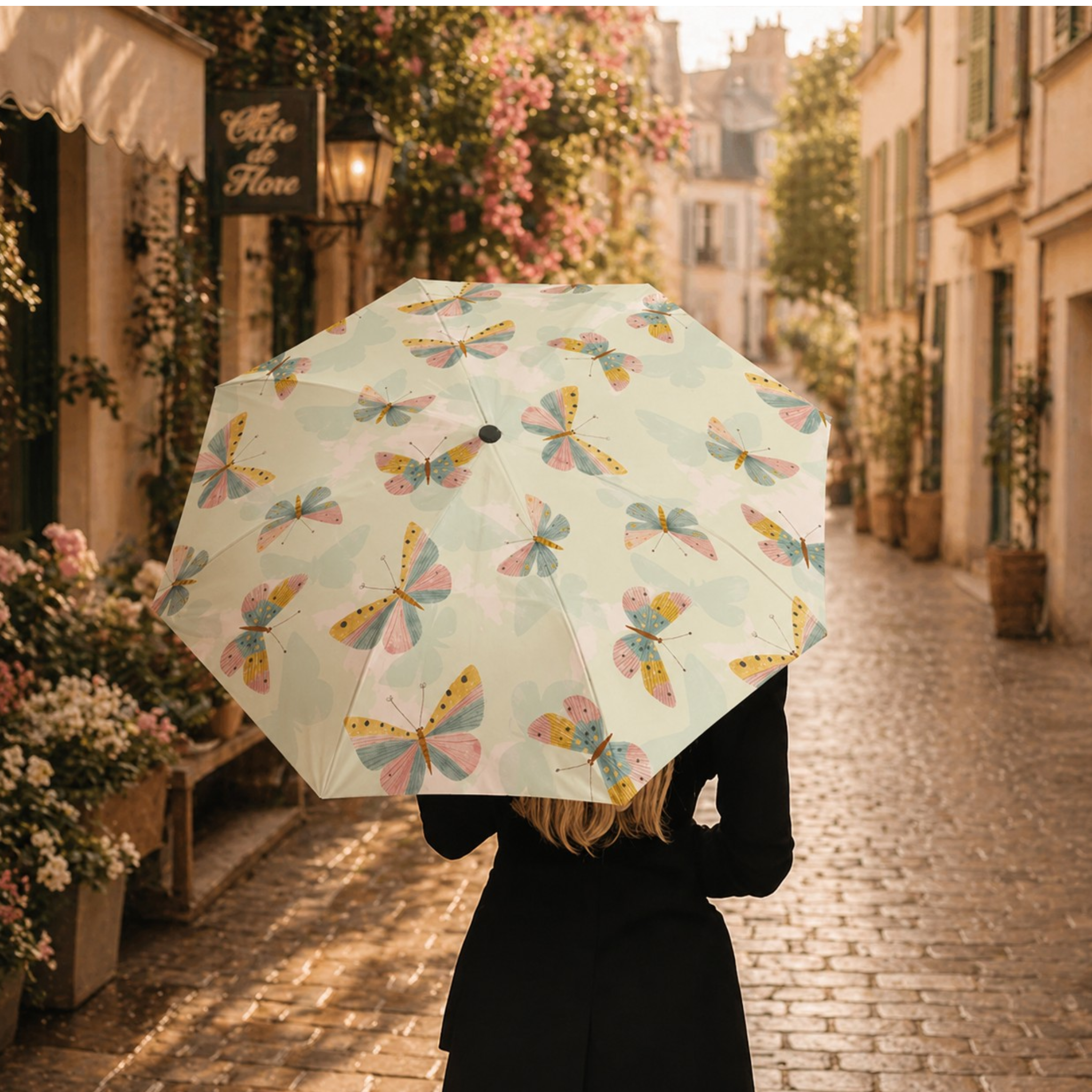 Butterfly Pattern Umbrella