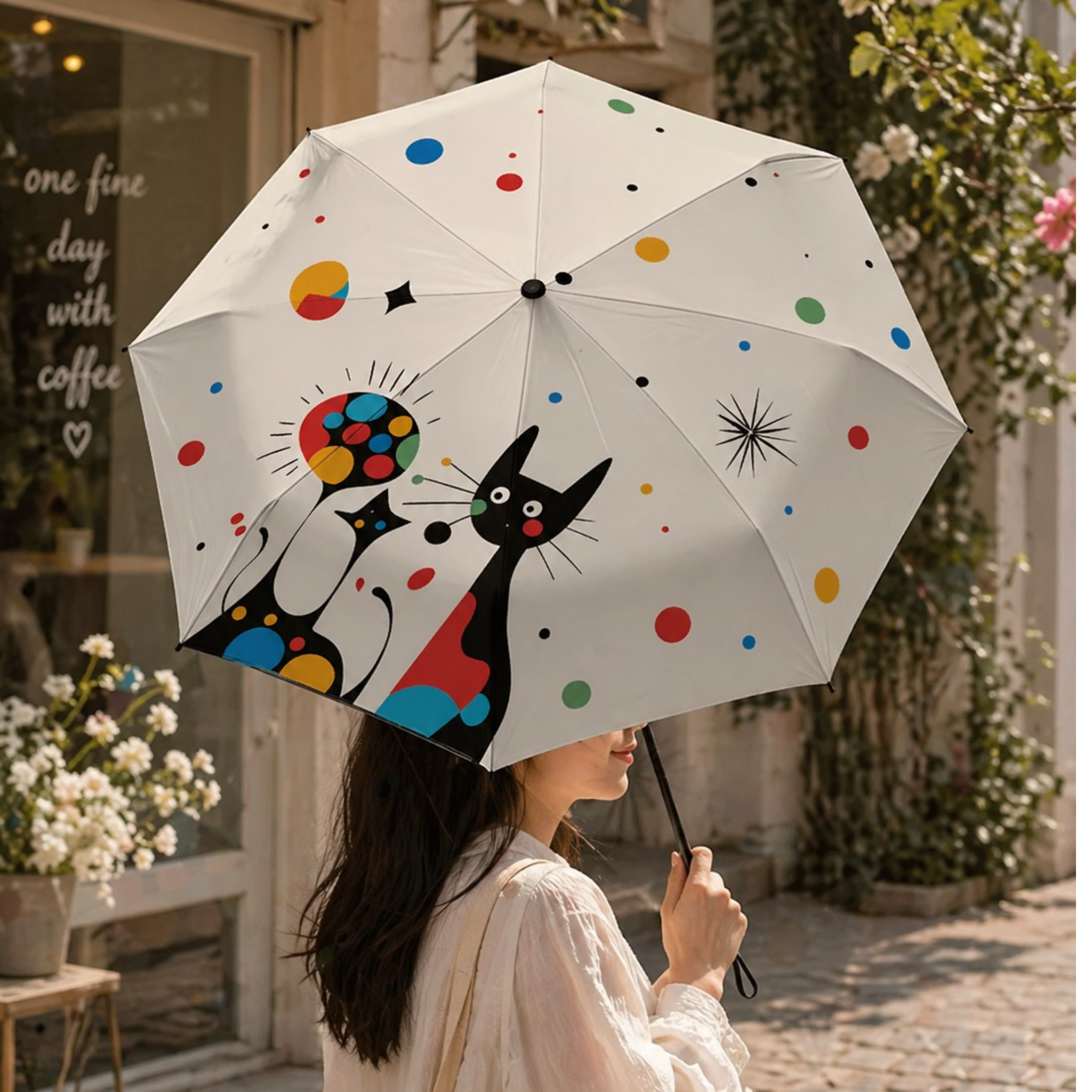 Cartoon Cat Umbrella