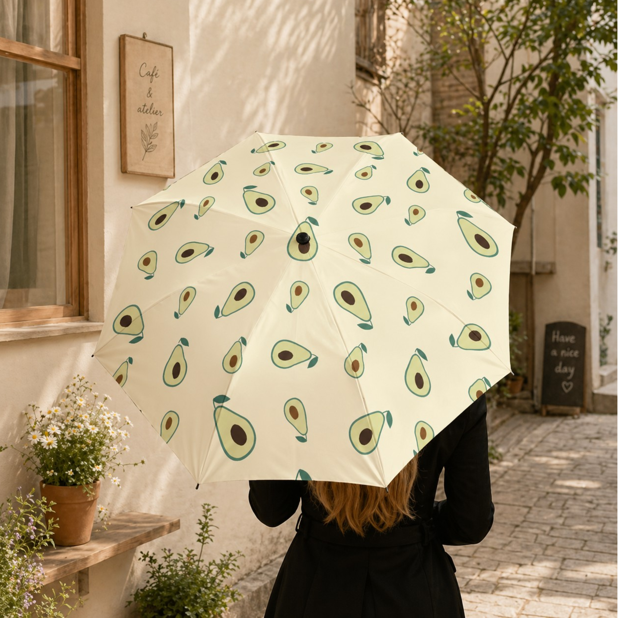 Avocado Theme Umbrella
