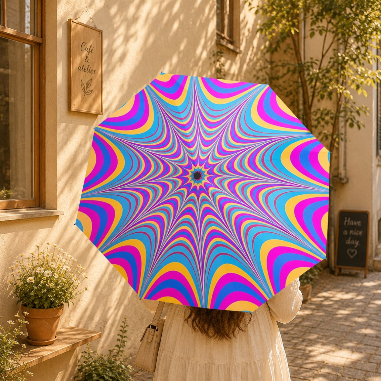 Starburst Pattern Umbrella