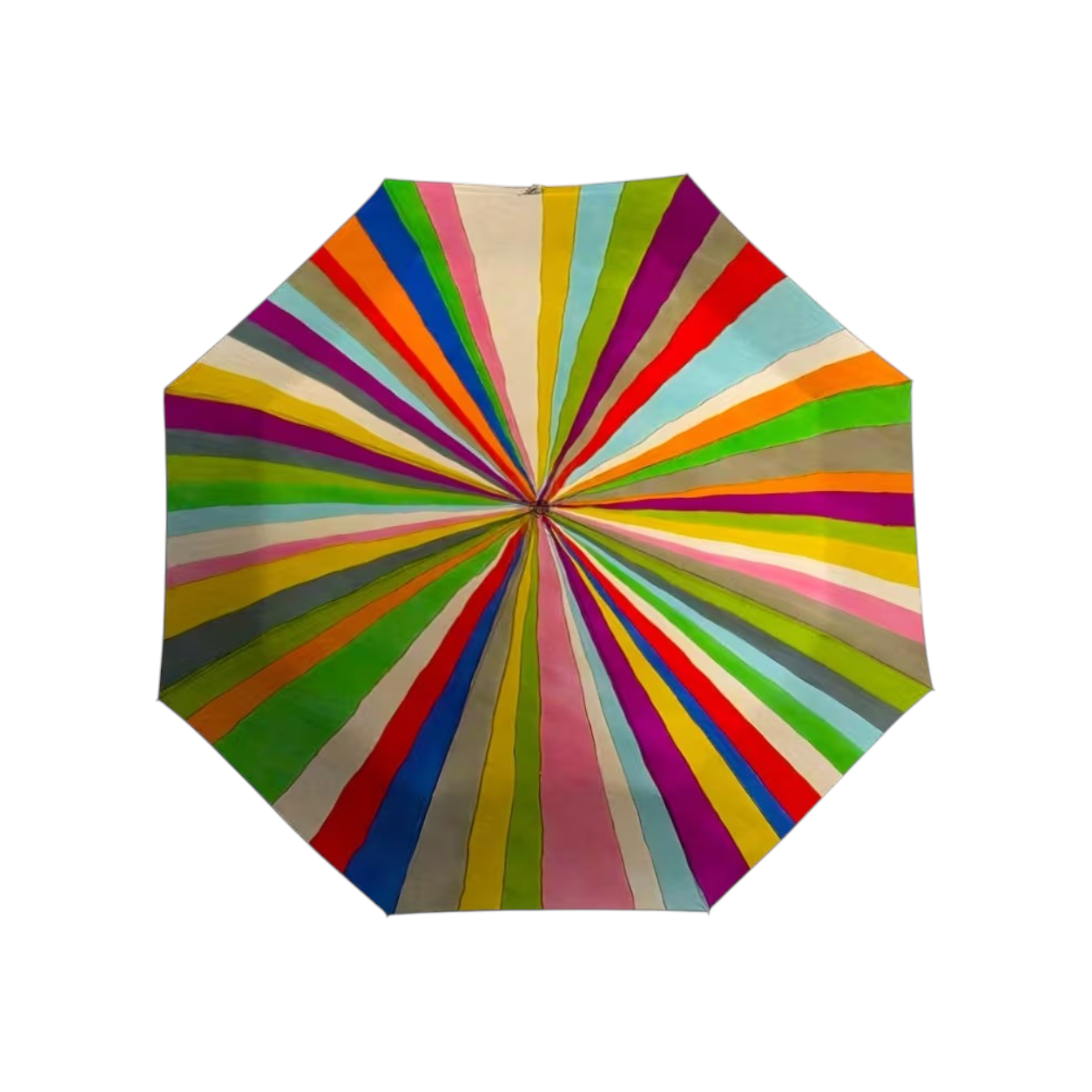 Colorful Striped Umbrella