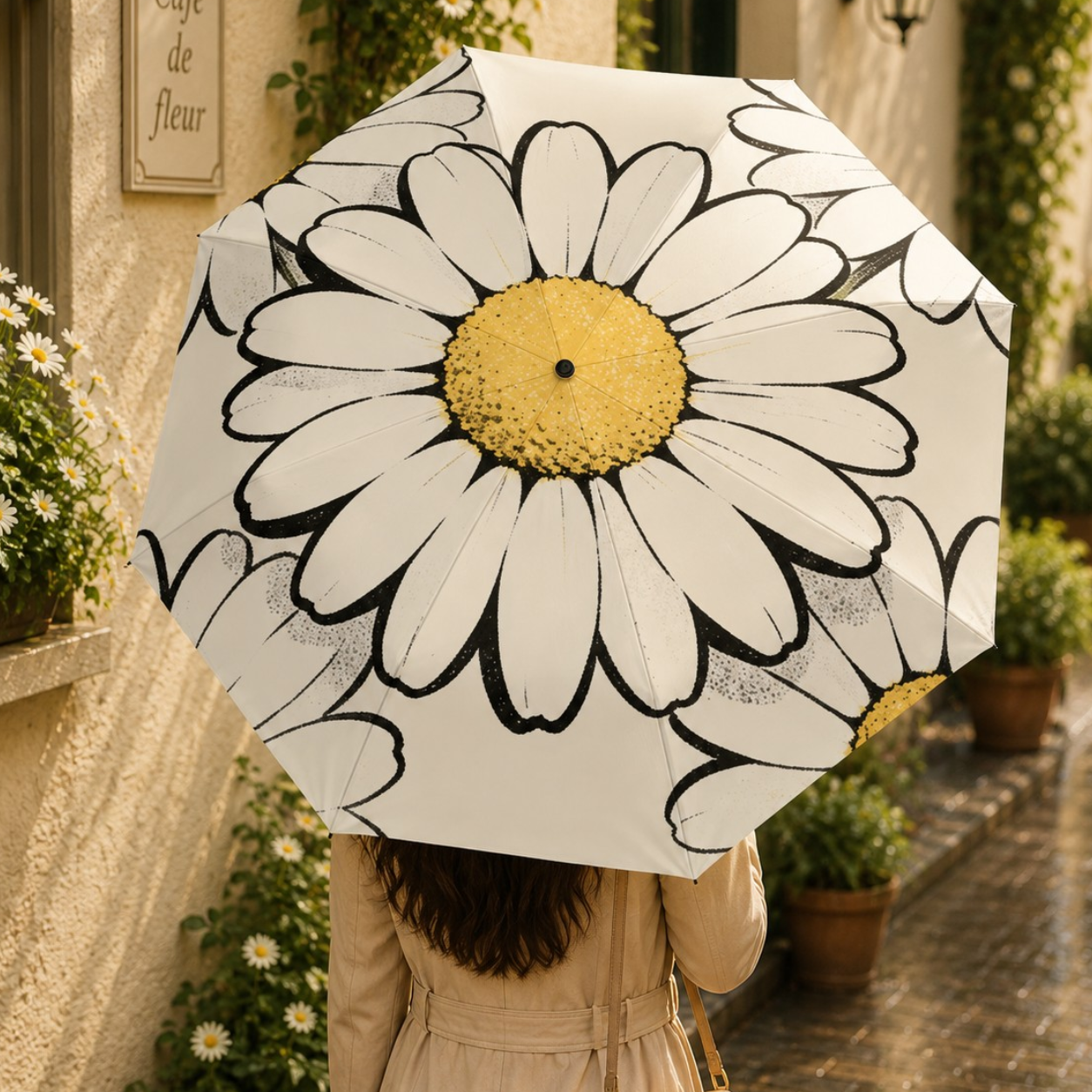 Daisy Charm Umbrella