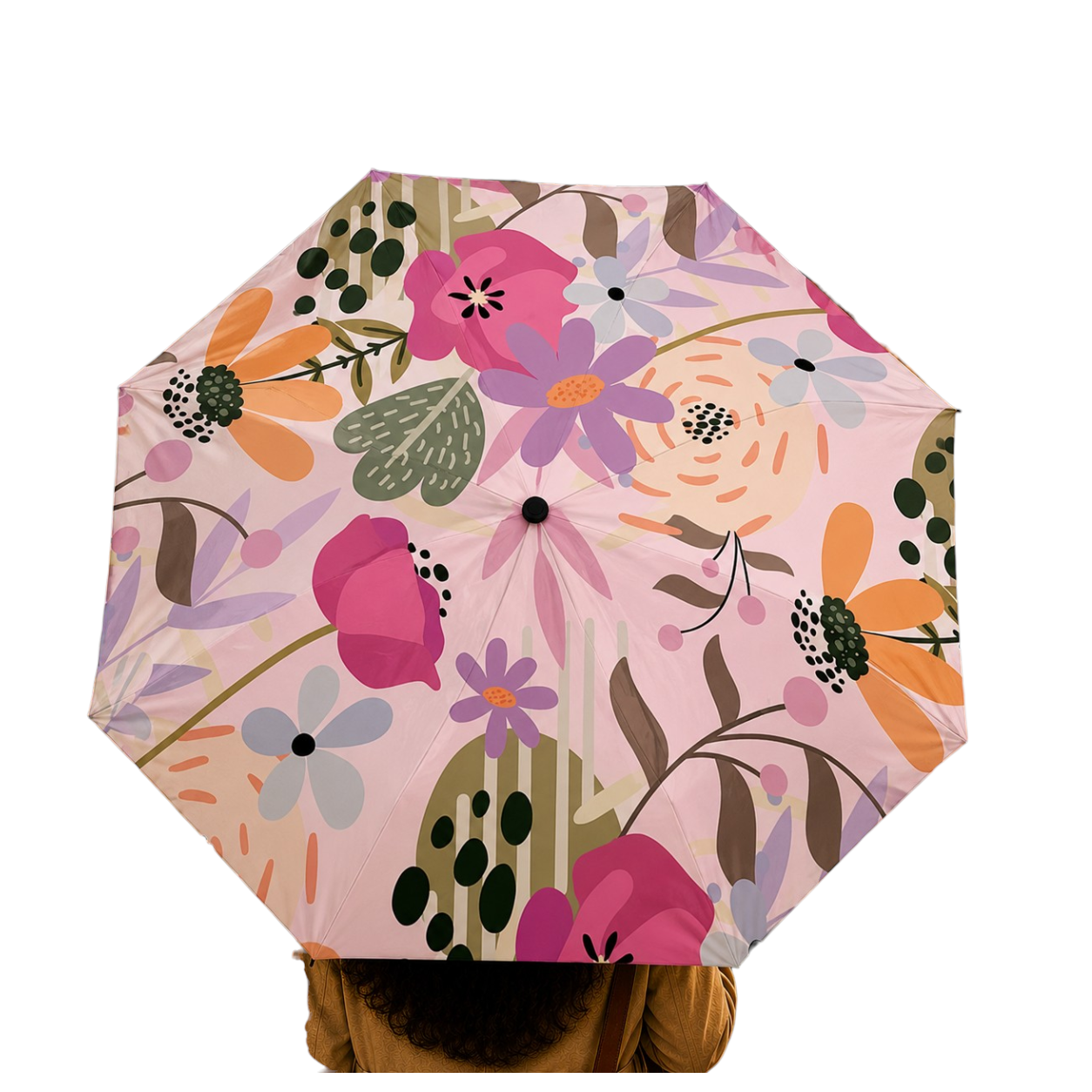 Vibrant Floral Umbrella