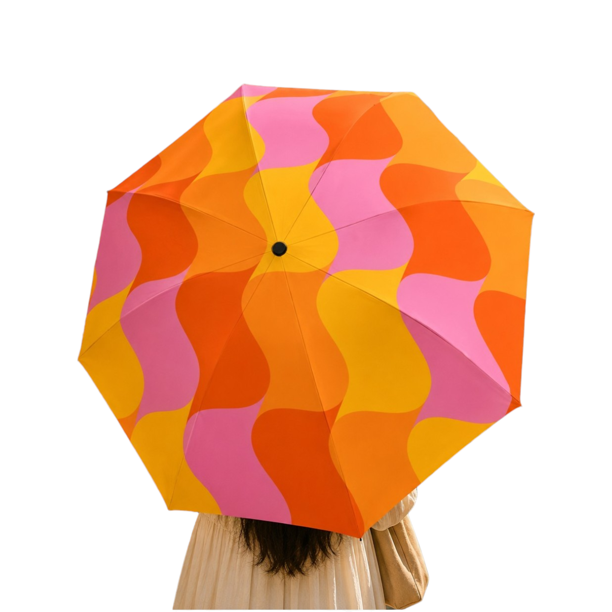 Sunset Wave Aesthetic Umbrella
