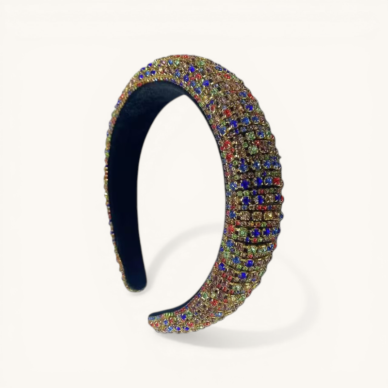 Multicolor Rhinestone Hairband