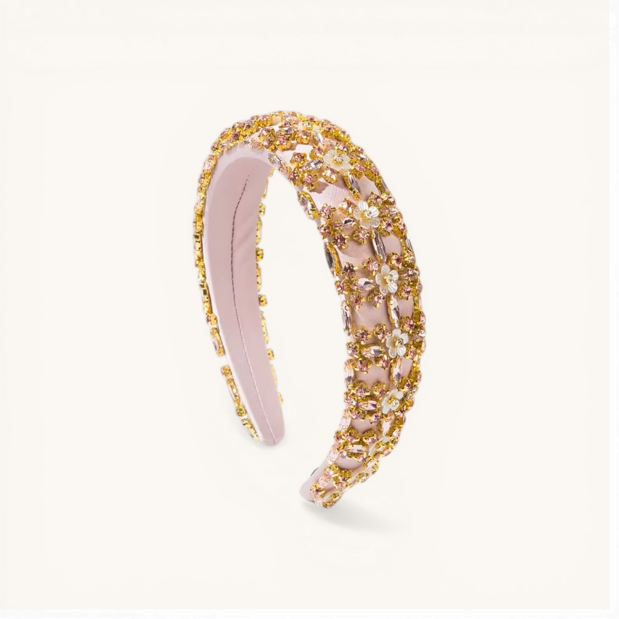 Pink Rhinestone Hairband