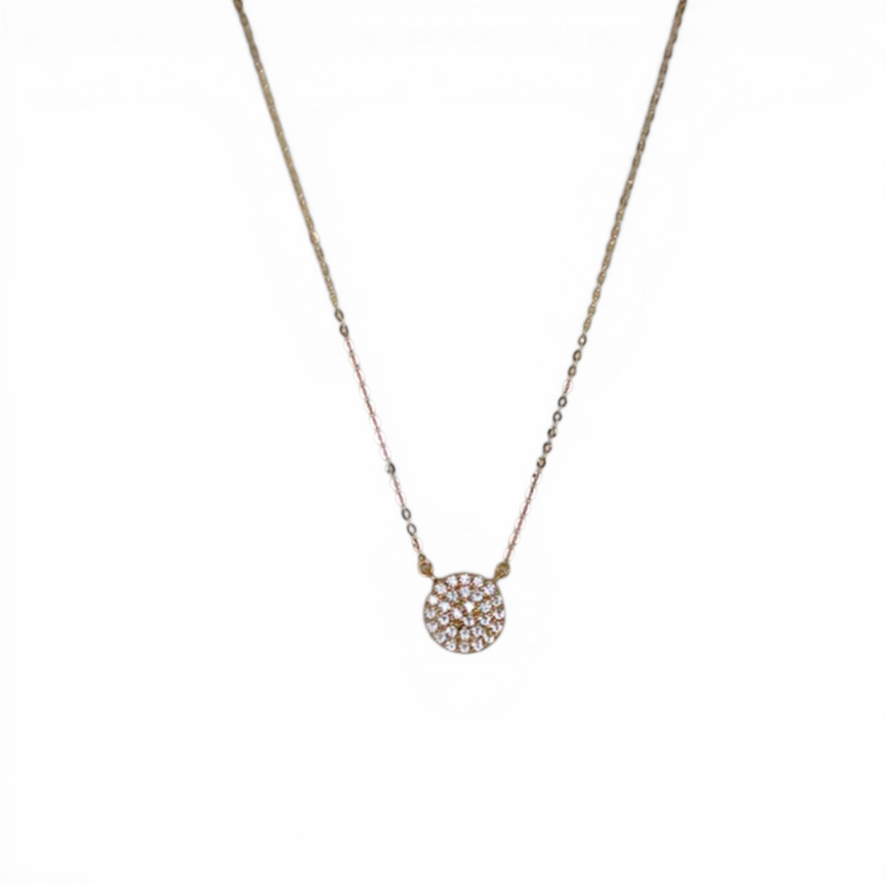 S925 Silver Diamond Pendant Clavicle Necklace