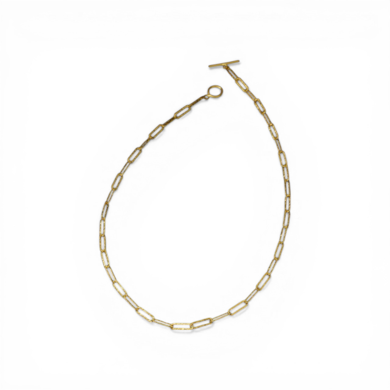 Sterling Silver Buckle Minimalist Chain Necklace