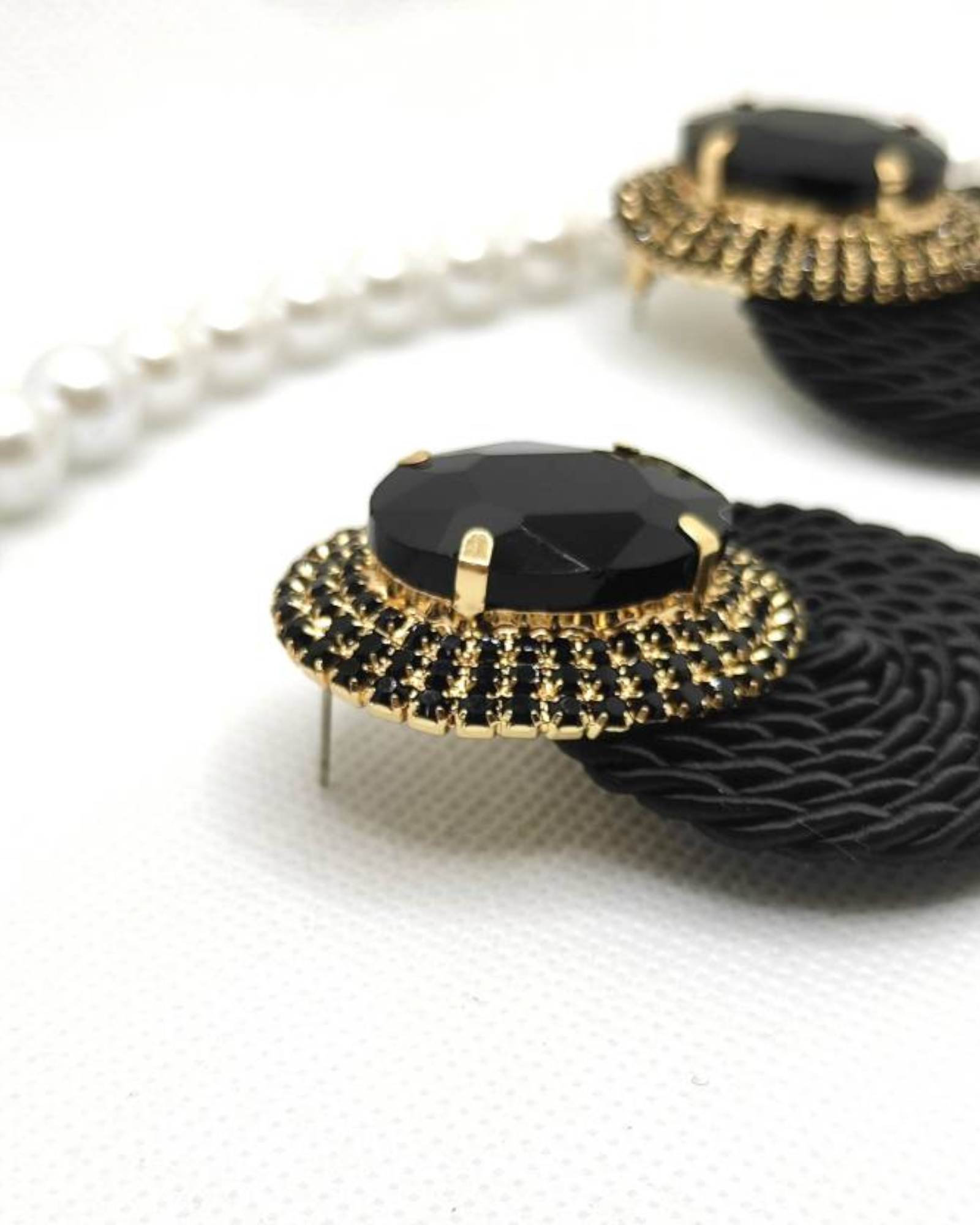 Rhinestone Decor  Earrings