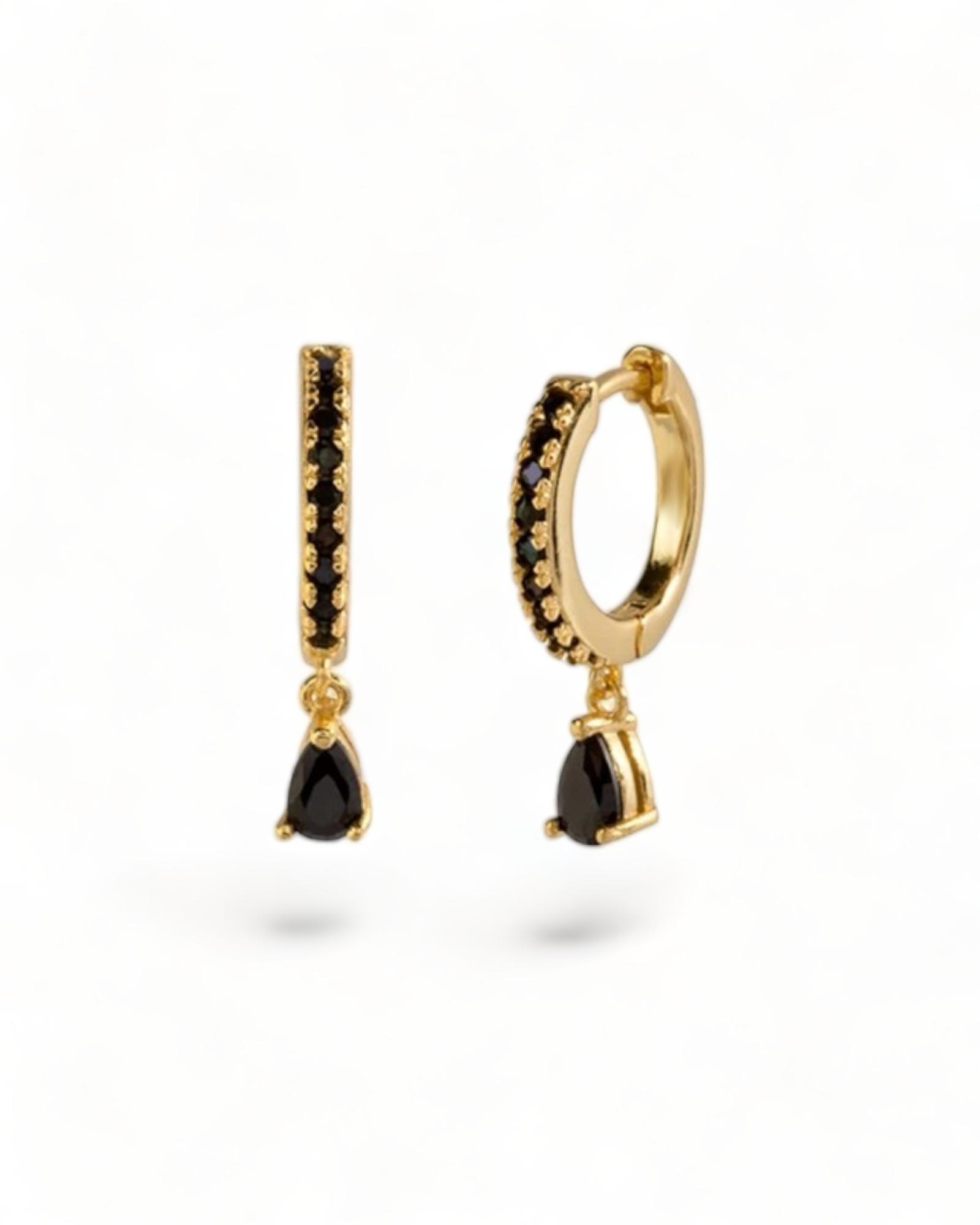 Cubic Zirconia Decor Drop Earrings