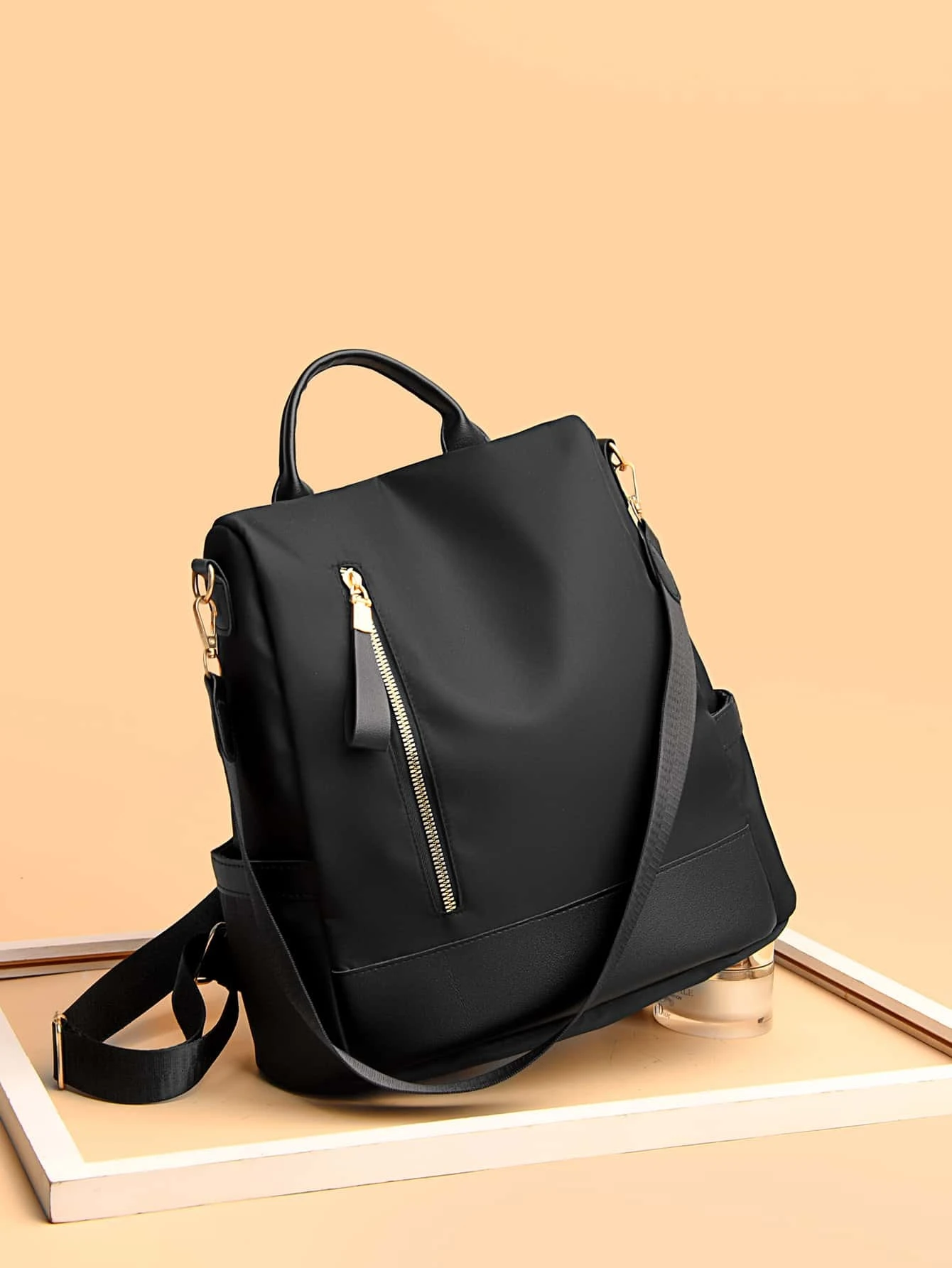 Minimalist Zipper Anti-theft Backpack Bag – Estilo Philippines