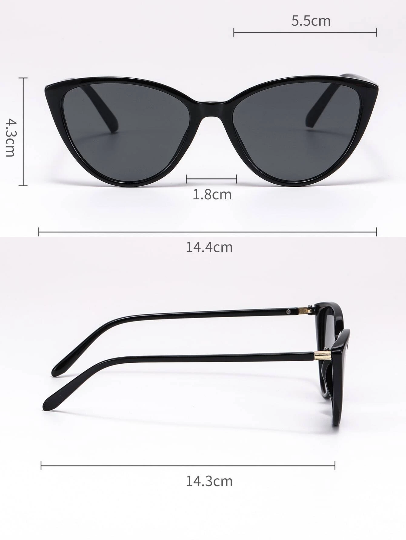 Cat Eye Fashion Sunglasses with a chic and captivating design. These sunglasses showcase the iconic cat-eye frame shape, adding a touch of elegance and trendiness to your eyewear collection.