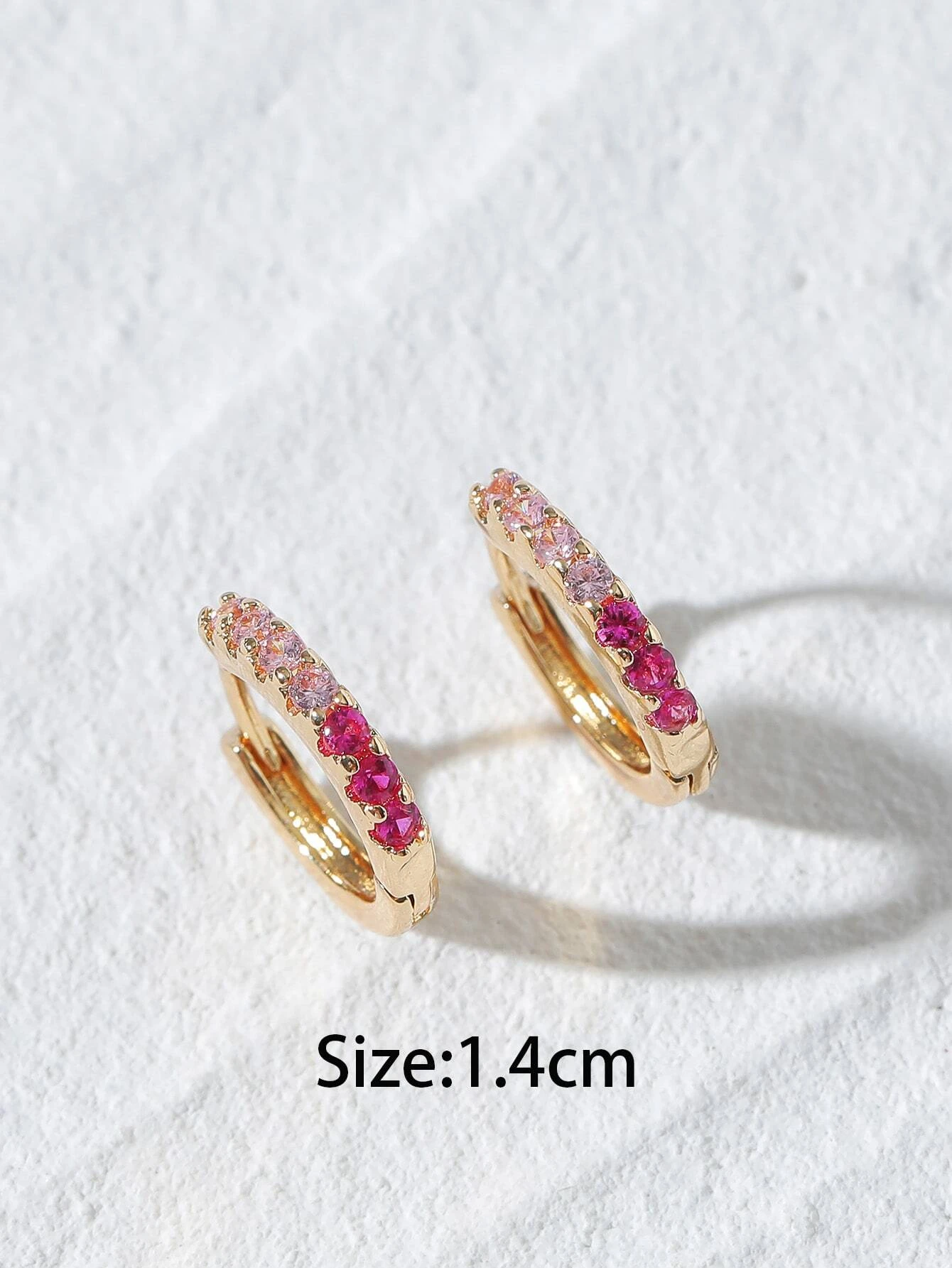 Rhinestone decor hoop earrings, elegant and stylish accessories adorned with sparkling rhinestones on a hoop design, adding a touch of glamour and sophistication to your ensemble.