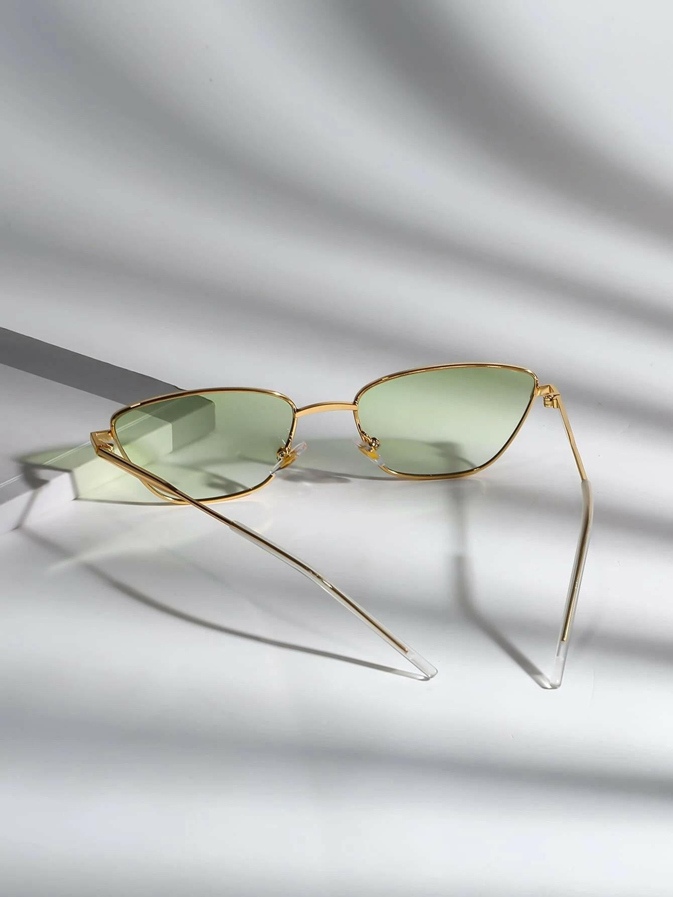 Tinted Lens Sunglasses with a stylish and functional design. These sunglasses feature lenses with a tinted shade, offering both fashion-forward aesthetics and sun glare protection.