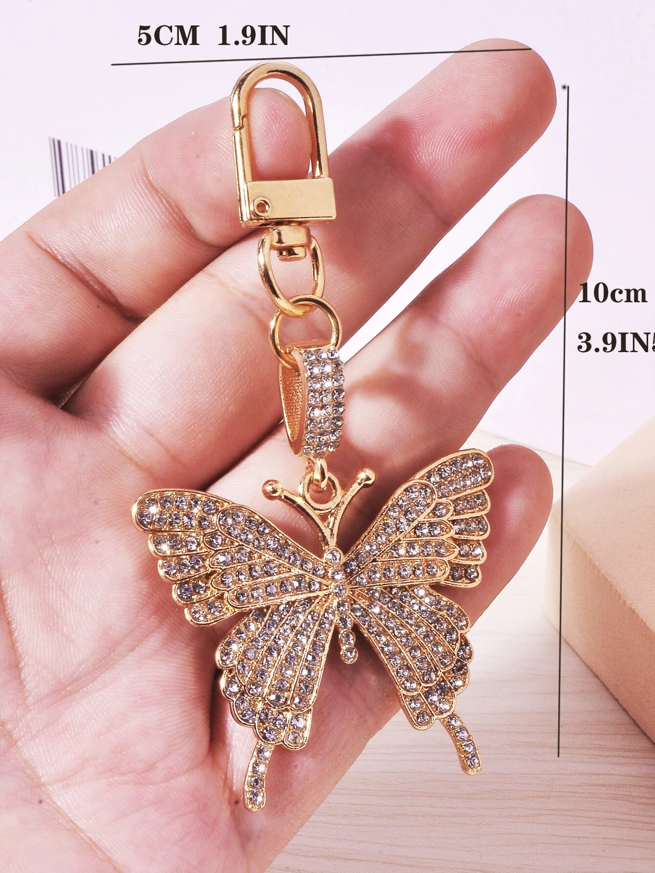 Sparkling Butterfly Charm