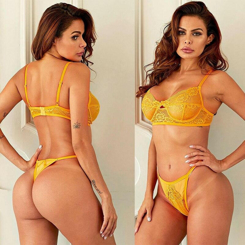 Yellow Blossom Balcony&Thong