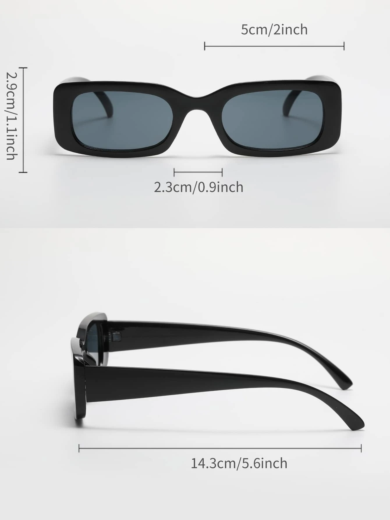 Three pairs of Square Frame Sunglasses featuring different color combinations. Square frames add a touch of boldness to your accessory collection while providing essential sun protection.