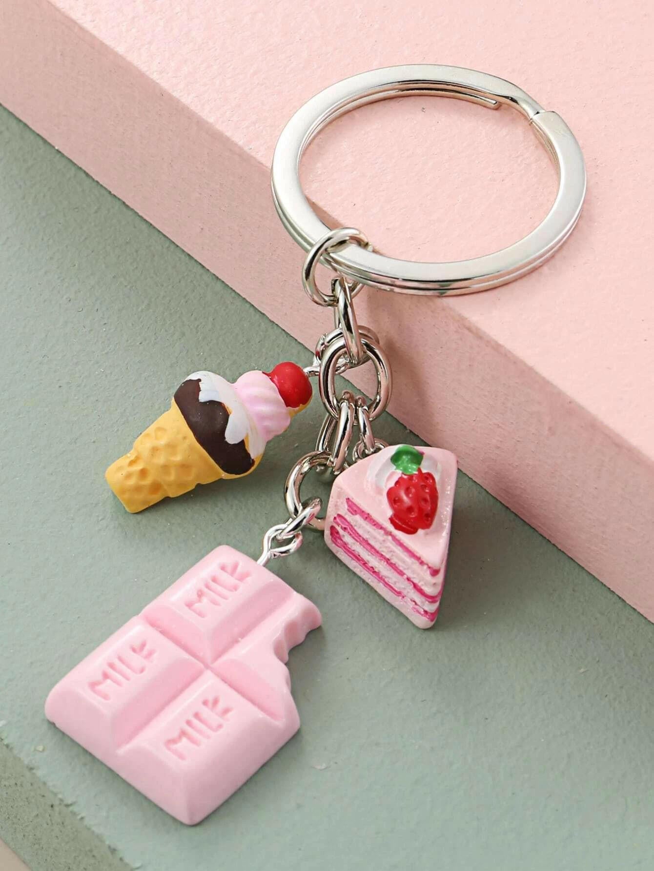 Sweet Cake Pendant Keychain