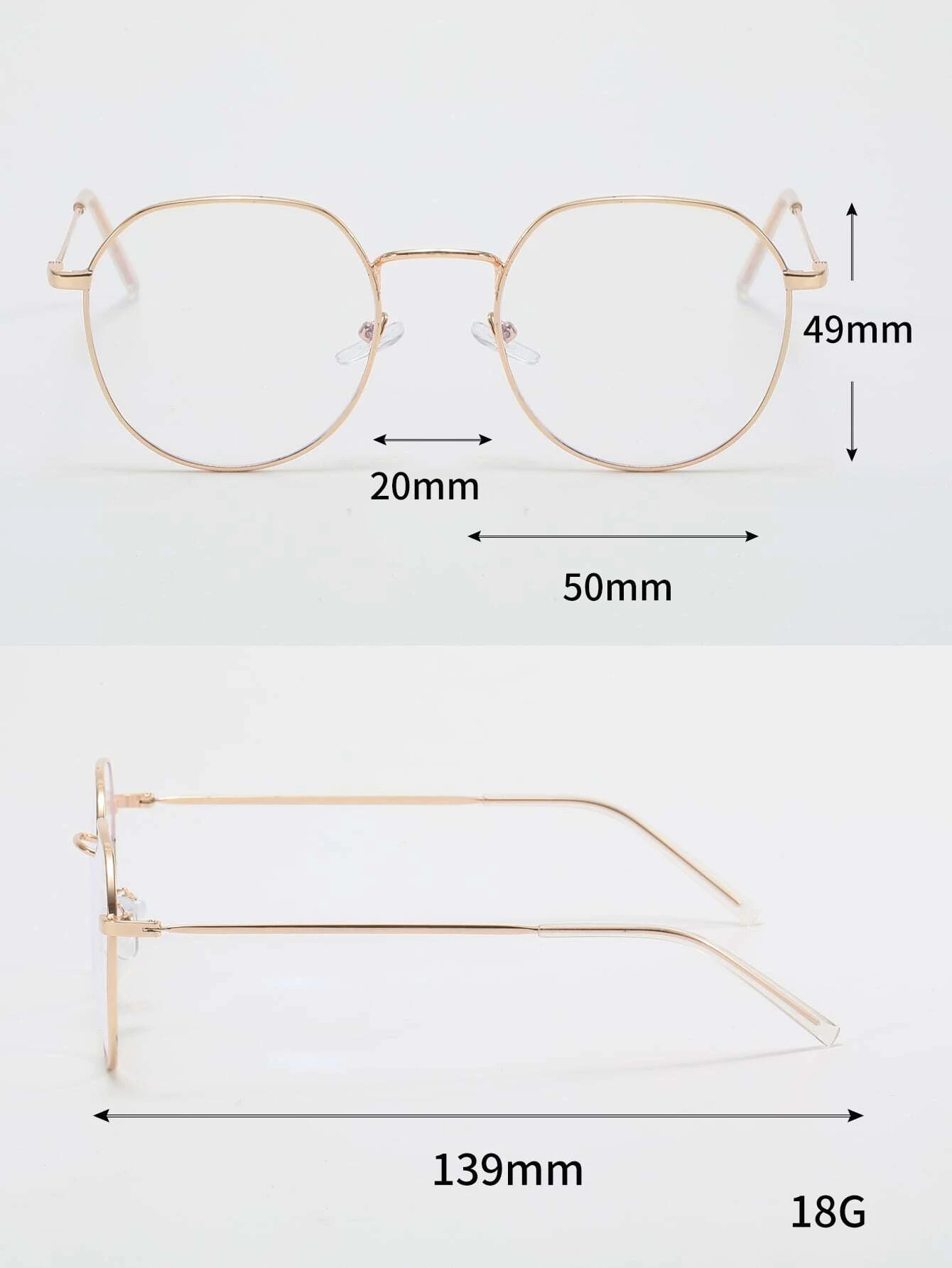 These Metal Frame Anti-Blue Light Eyeglasses provide superior protection from harmful blue light radiation. Stylish and lightweight, they feature a sleek metal frame and blue light filtering lenses, perfect for long-term use. Enjoy maximum comfort and protection 20% better than standard eyeglasses.