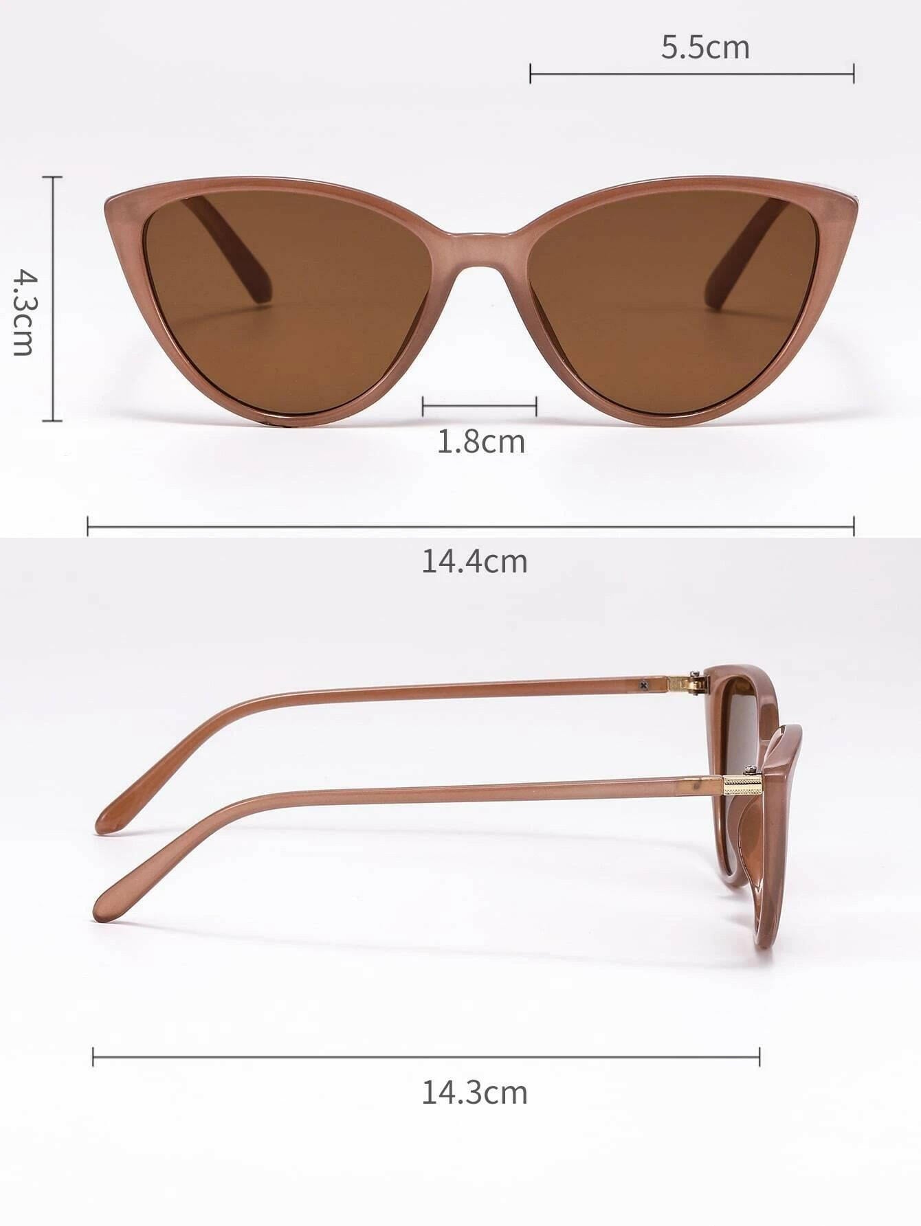 Cat Eye Sunglasses with a classic and alluring design. These sunglasses feature the iconic cat-eye frame shape, adding a touch of elegance and sophistication to your look.