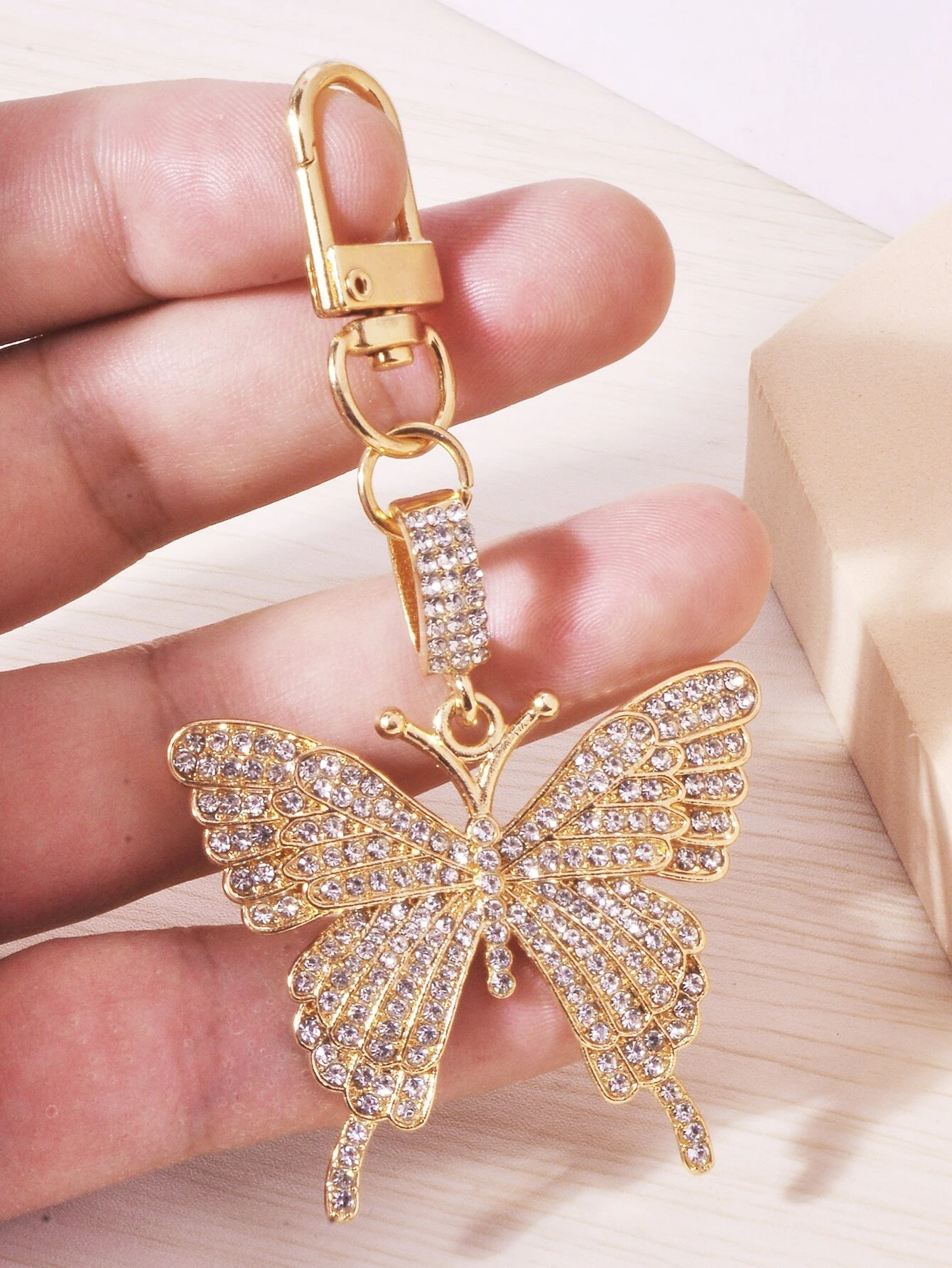 Sparkling Butterfly Charm