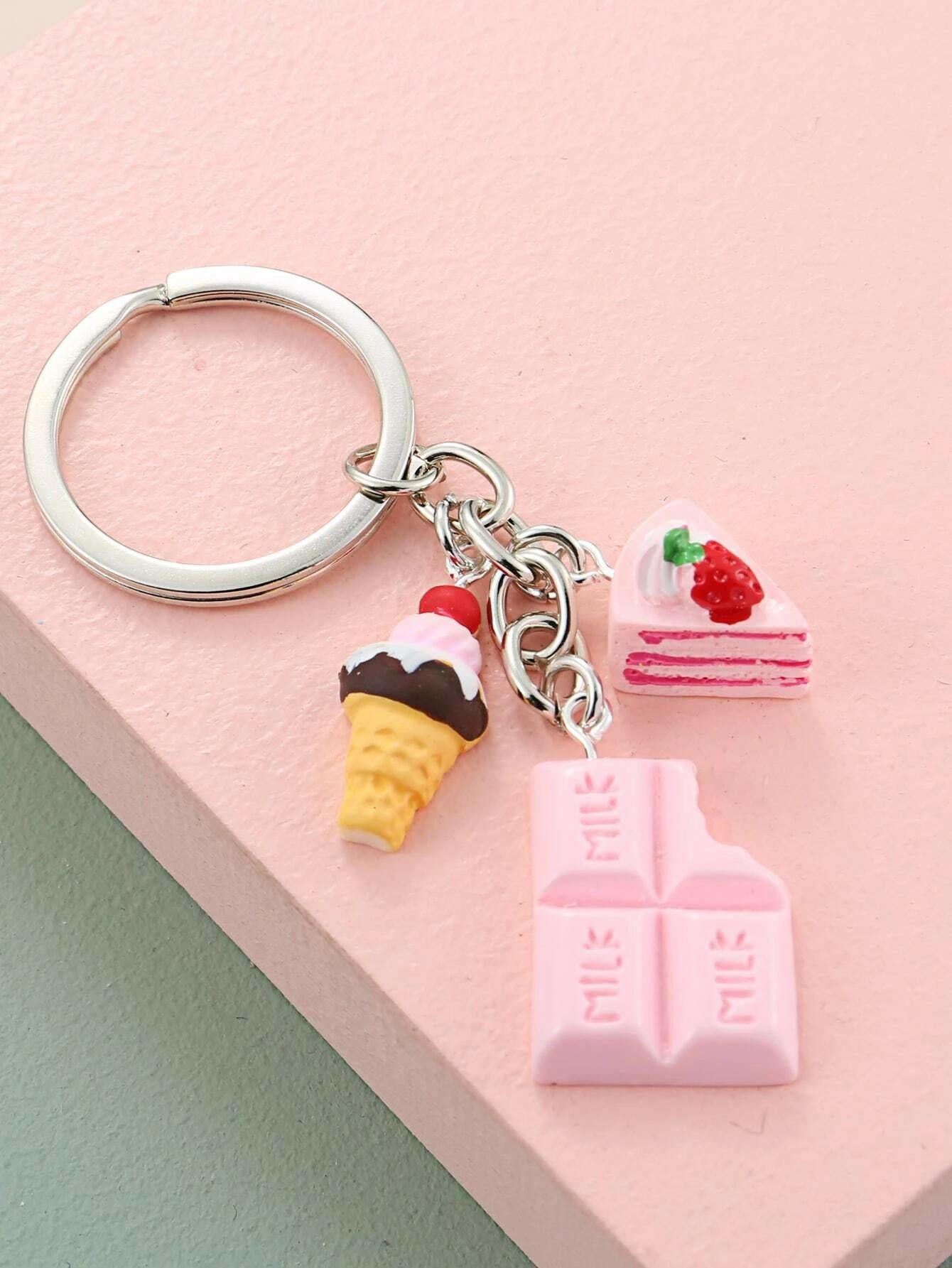 Sweet Cake Pendant Keychain